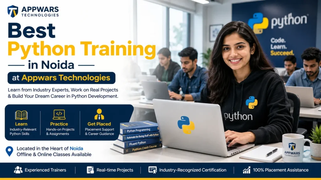 Best Python Training in Noida at Appwars Technologies Best Python Training in Noida at Appwars Technologies