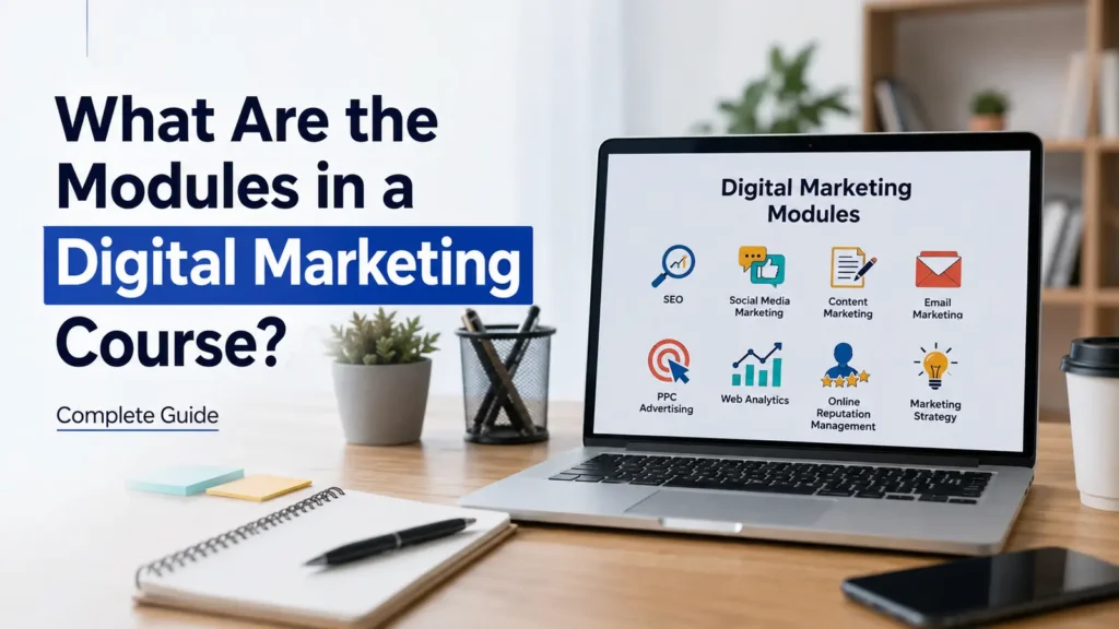 Modules in a digital marketing course Complete guide