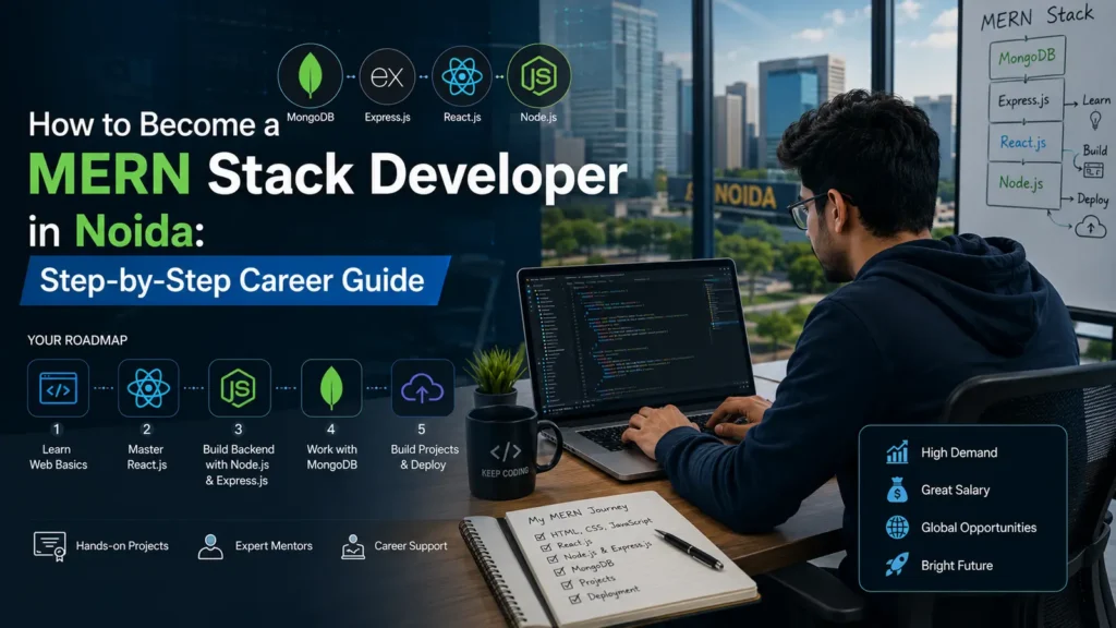 How to Become a MERN Stack Developer in Noida Step by Step Career Guide MERN Stack Developer in Noida