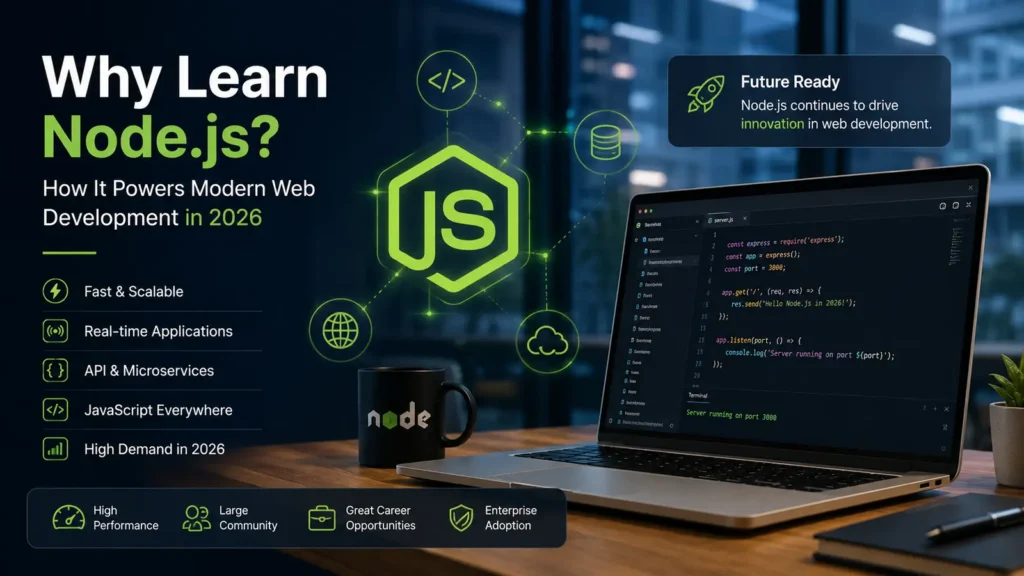 Why Learn Node.js Why Learn Node.js