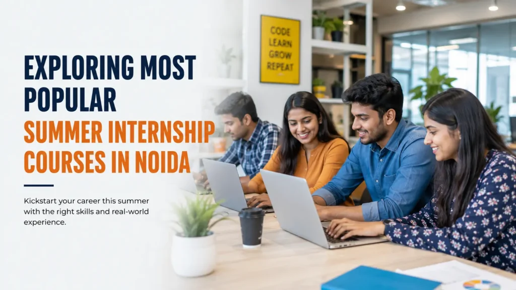 Exploring Most Popular Summer Internship Courses in Noida Exploring Most Popular Summer Internship Courses in Noida