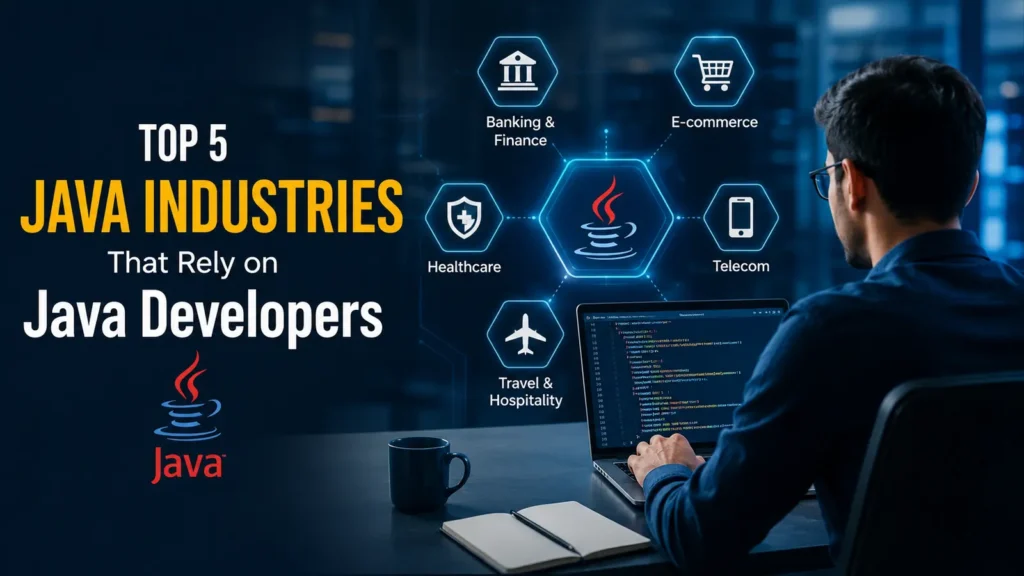 Java industries that rely on java developers