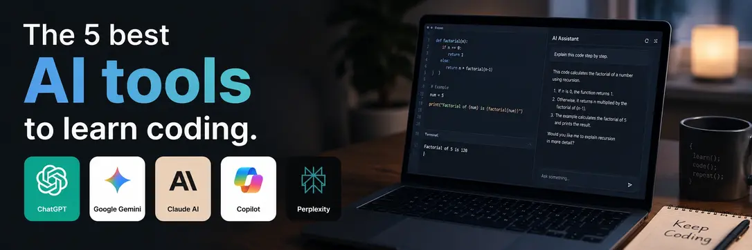 top 5 ai tools to learn coding
