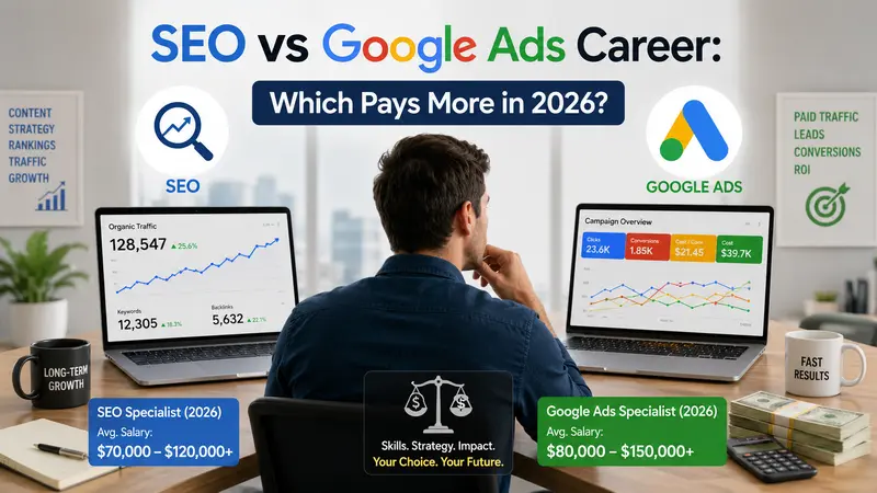 seo vs google ads career