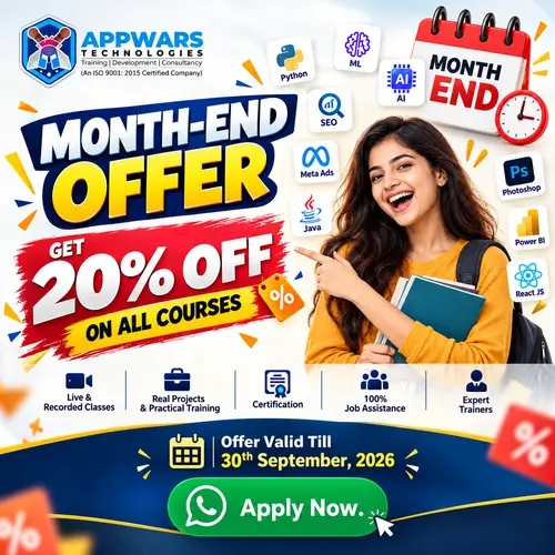 month end offer popup