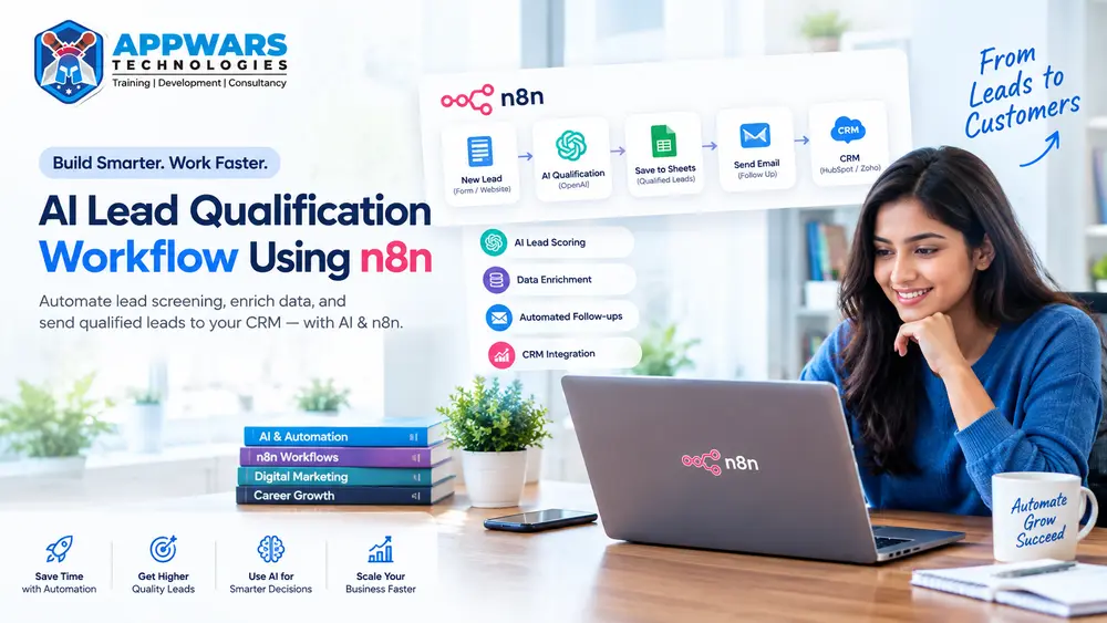 AI lead qualification workflow using n8n